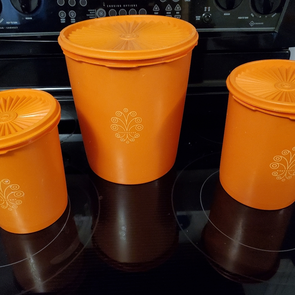 Tupperware canisters